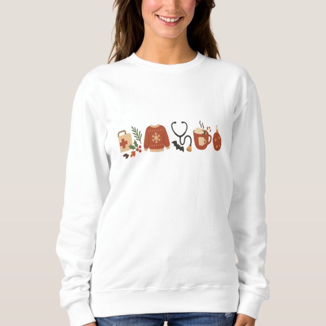 Christmas Stuff – Festive Holiday Design Sweatshirt (Front)