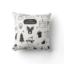 Christmas style black and white 