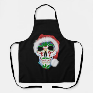 Christmas Sugar Skull Apron
