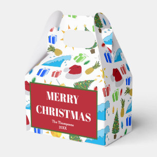 Christmas Summer Beach Holiday Favor Box