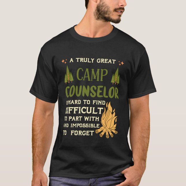 Christmas Summer Camp Counsellor Director Camper  T-Shirt (Front)