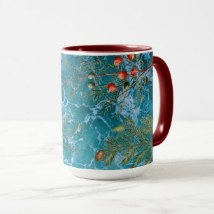 Christmas Summer Ocean Beach Mug