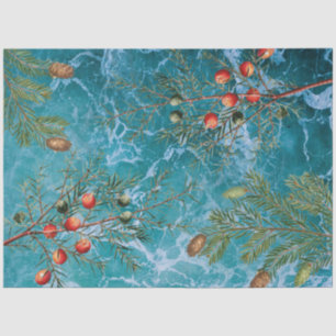 Christmas Summer Ocean Beach  Tissue Paper