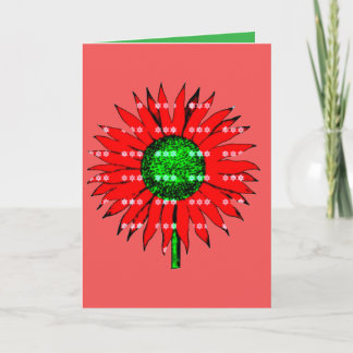 Christmas Sunflower  Card