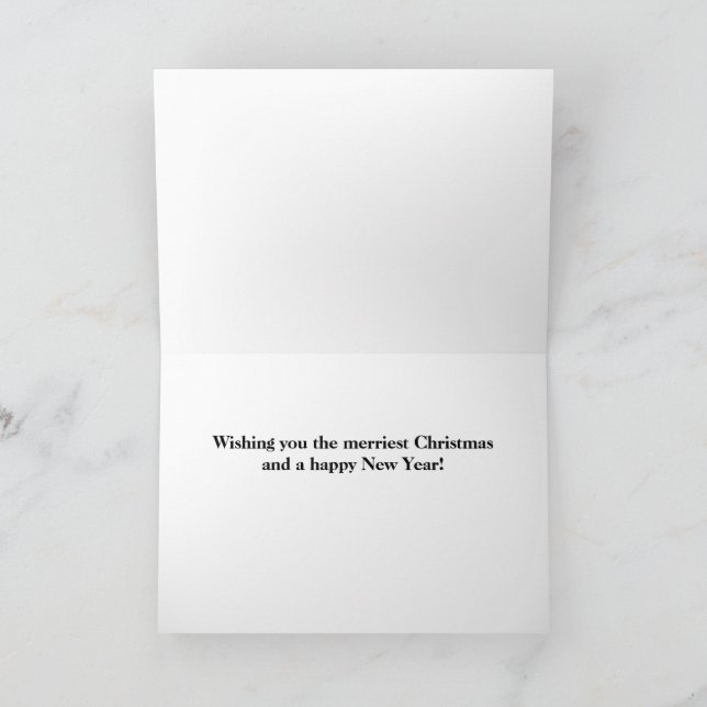 Christmas  Surprise Holiday Card (Inside)