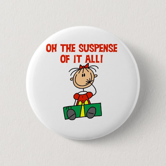 Christmas Suspense 2 Inch Round Button (Front)