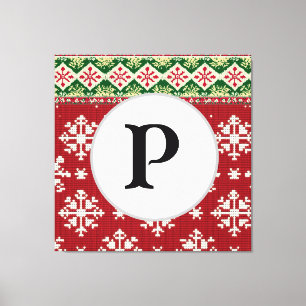 Christmas Sweater Canvas Print