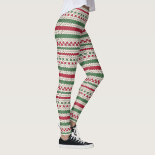 Christmas sweater knitting pattern leggings
