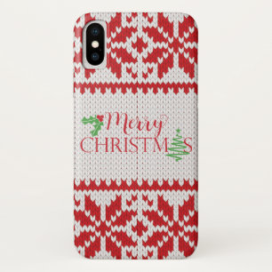 Christmas Sweater Snowflake iPhone Case