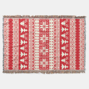 Christmas Sweater Throw Blanket