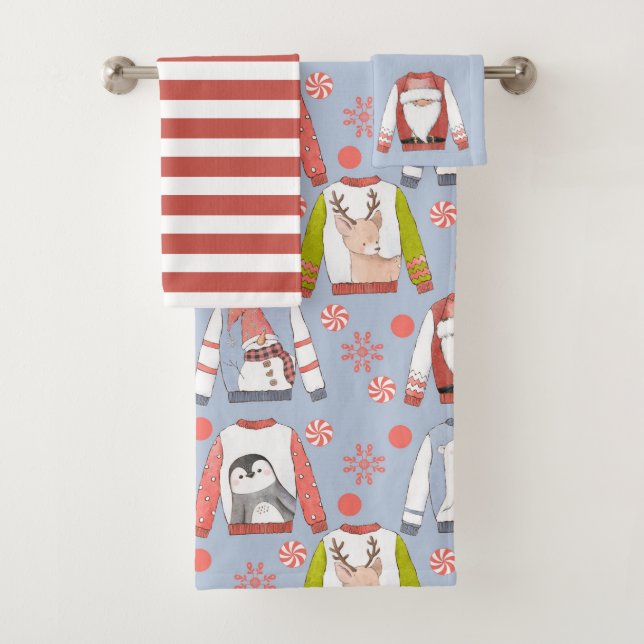 Christmas Sweaters Towel (Insitu)