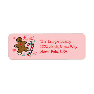 Christmas Sweet Address Label