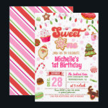 Christmas Sweet One Birthday Invitation - Girl<br><div class="desc">Perfect Invitation to Celebrate that Special Birthday!

For Digital Invitation File,  visit our Etsy shop:
https://www.etsy.com/listing/1588675327/editable-christmas-birthday-invitation?click_key=1efeee2489086c7c620a11f51b6cfbb132615fb6:1588675327&click_sum=e6c6fadb&ref=shop_home_active_36&sts=1

For Matching Items on Etsy:
https://www.etsy.com/listing/1581365753/editable-christmas-birthday-invitation?click_key=cc6c435f3140301bdbdbb6a720d0180be4c393af:1581365753&click_sum=f0b6fdae&ga_search_que</div>