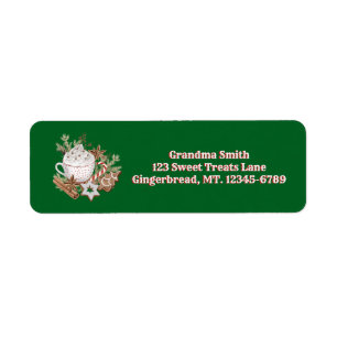 Christmas Sweet Treats Return Address Label 
