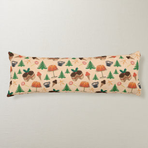 Christmas sweets body pillow