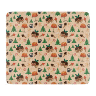 Christmas sweets cutting board