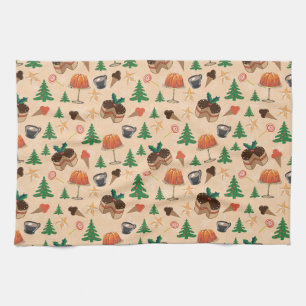 Christmas sweets kitchen towel