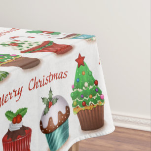 Christmas sweets tablecloth