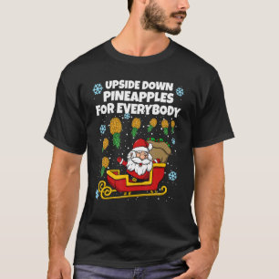 Christmas Swinger Santa Upside Down Pineapple For T-Shirt