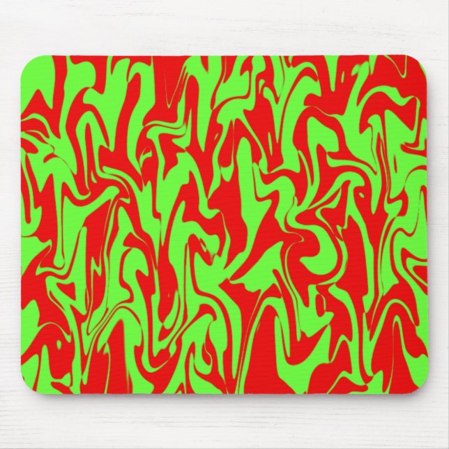 Christmas Swirl Mouse Pad (Front)