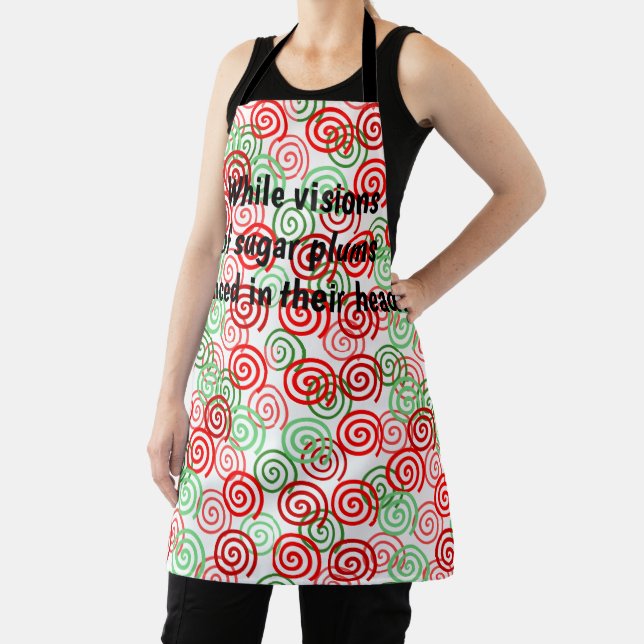 Christmas Swirls  Apron (Insitu)