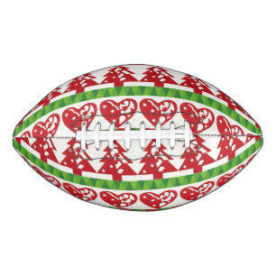 Christmas symbols football