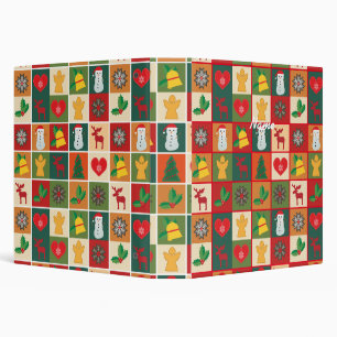 Christmas Symbols Medley Art Thunder_Cove Binder