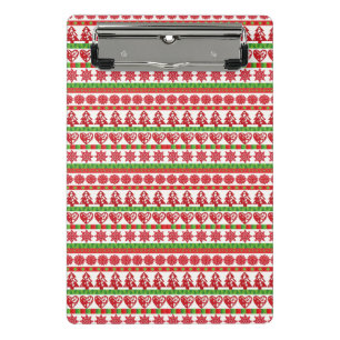 Christmas symbols mini clipboard