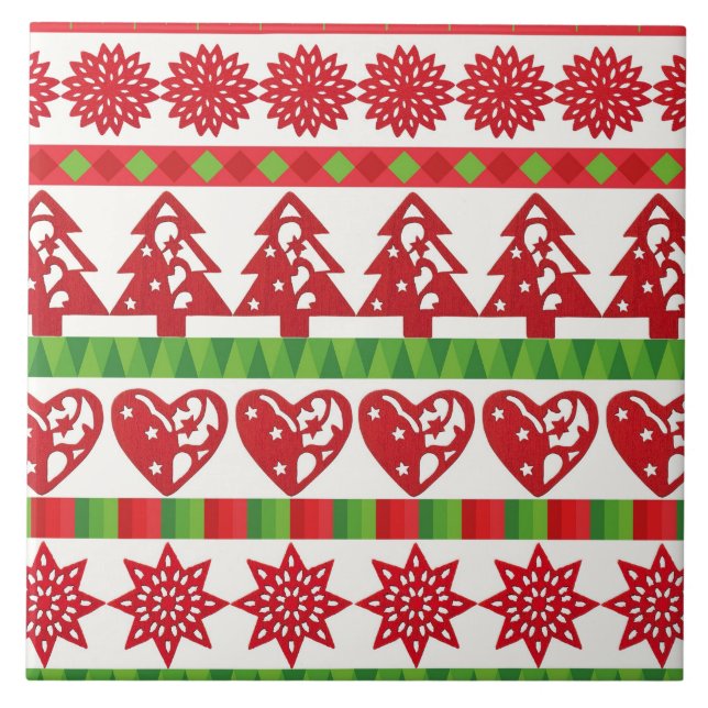 Christmas symbols tile (Front)