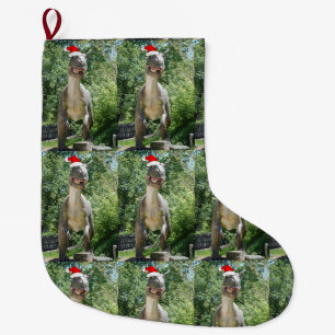 Christmas T-Rex Large Christmas Stocking