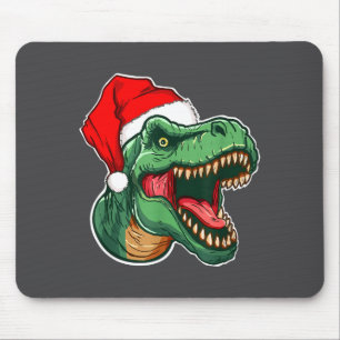 Christmas T-rex  Mouse Pad