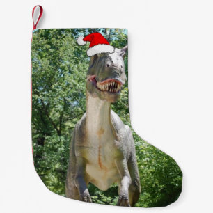 Christmas T-Rex Small Christmas Stocking