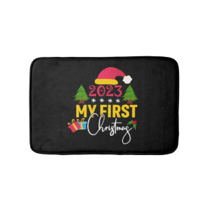 Christmas T-shirt 0   Bath Mat