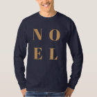 Christmas T-Shirt | Holiday Noel Gold on Black