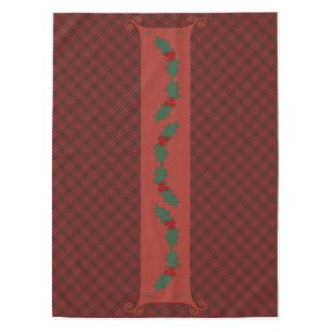 Christmas table cloth Red Plaid 60" x 104"