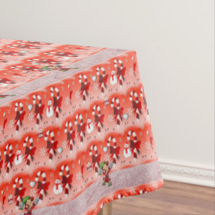 Christmas Tablecloth, Candy Cane Tablecloth