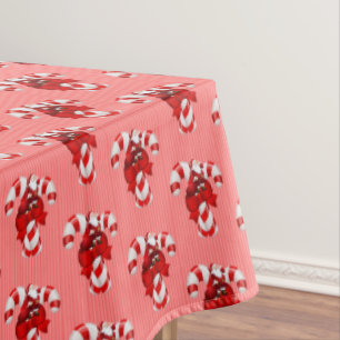 Christmas Tablecloth, Candy Cane Tablecloth