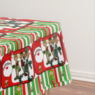 Christmas Tablecloth, Elf Tablecloth