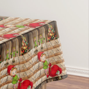 Christmas Tablecloth, Elf Tablecloth