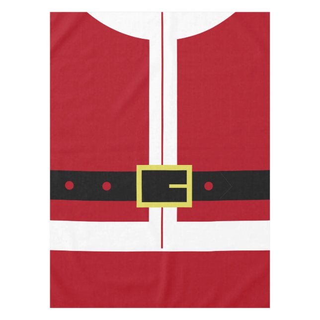 Christmas Tablecloth Funny Santa Claus Design (Front)