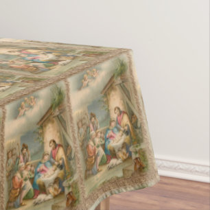 Christmas Tablecloth, Jesus Christ Tablecloth