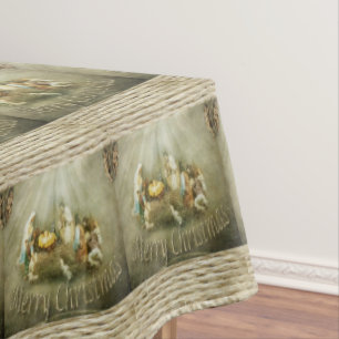 Christmas Tablecloth, Jesus Christ Tablecloth