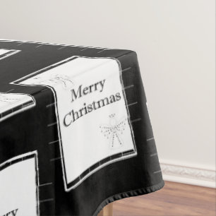 Christmas Tablecloth, Merry Christmas Tablecloth