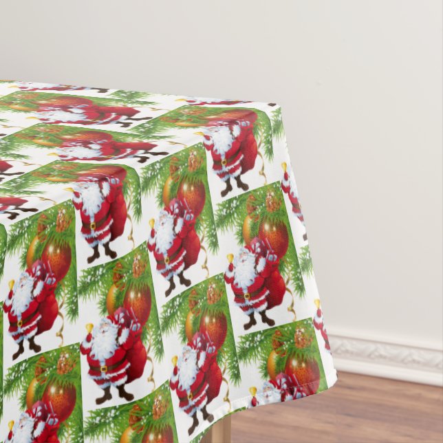 Christmas Tablecloth, Santa Tablecloth (In Situ)