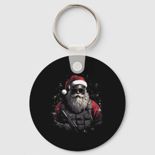 Christmas Tactical Santa Xmas Gift Idea Keychain