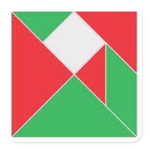 Christmas Tangram Puzzle Stickers