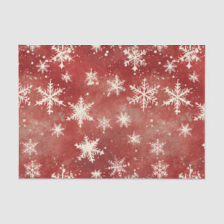 Christmas Tartan and Trees Seamless Tissue Paper