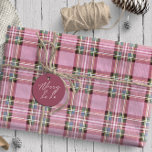 Christmas Tartan Pink/Green ID768 Wrapping Paper<br><div class="desc">These original tartan patterns come in three fantastic colour combinations perfect for your Christmas gift wrapping. Tartans make a great Christmas pattern and this one features beautiful shades of pink and green. Search ID768 to see the complete range of colours and additional products with this tartan.</div>