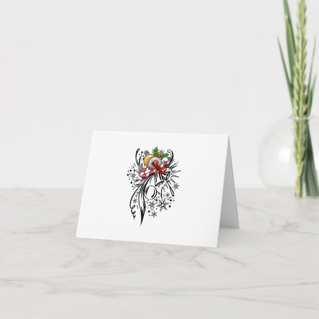 Christmas Tattoo Holiday Card (Front)