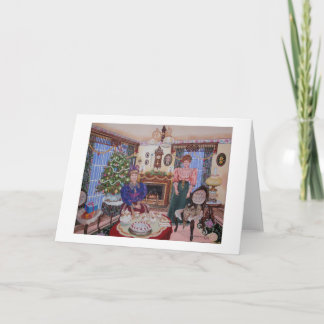Christmas Tea in the Parlour Holiday Card